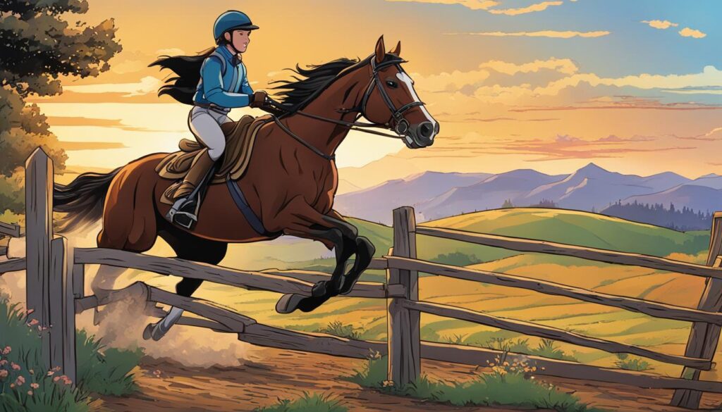 Action-packed equestrian books image