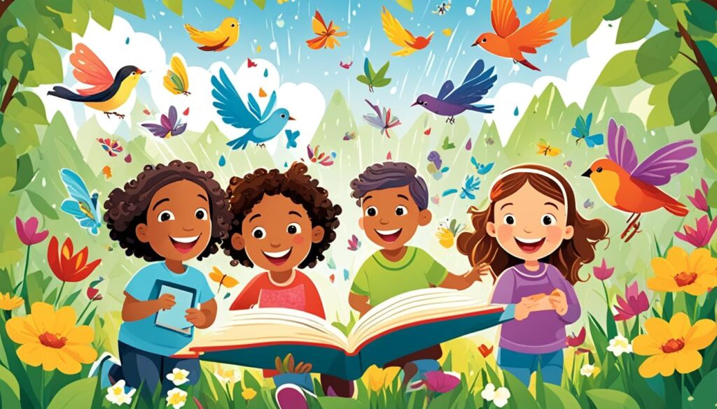 Children's literature about spring