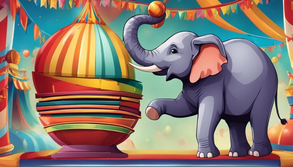 Circus-themed children's book