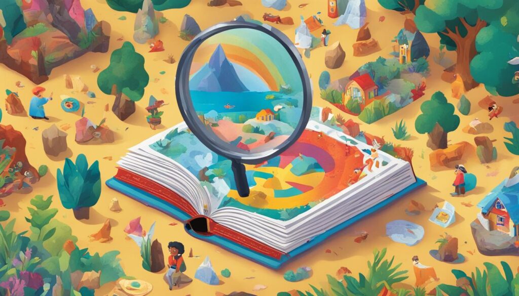 Interactive seek and find books with stickers