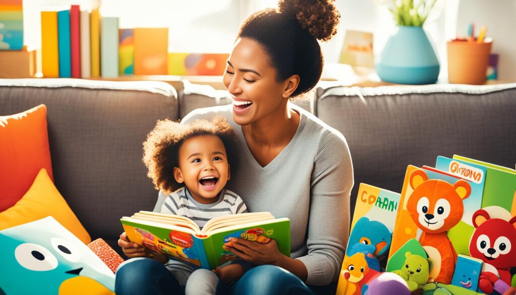 Parent and child bonding through reading