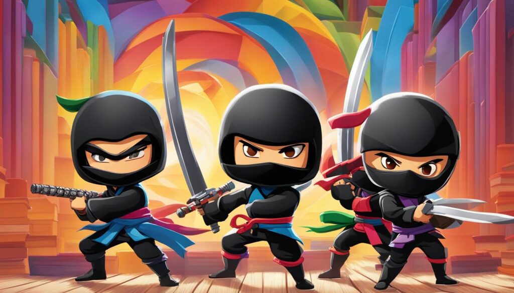 Popular ninja books for children