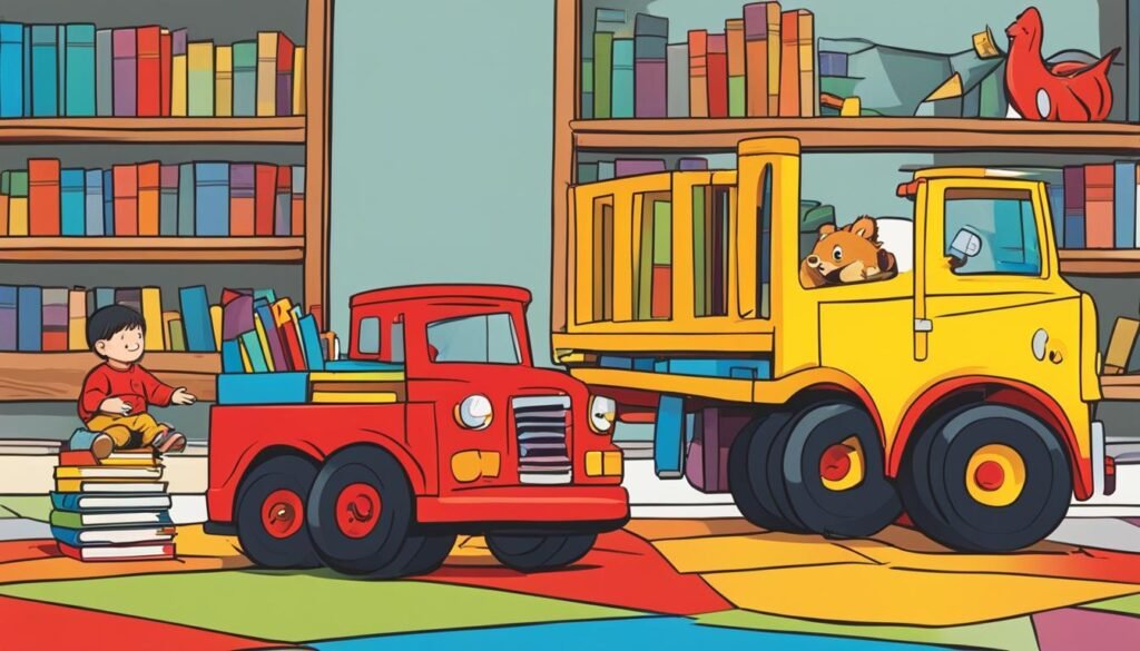 Toddler truck books selection