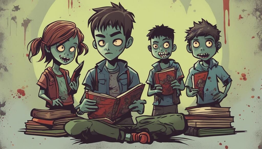 Zombie Books for different age ranges