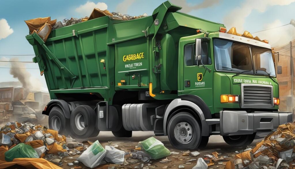 garbage trucks in National Geographic